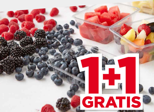 PLUS Bramen, blauwe bessen of frambozen of vers gesneden fruit | Bekijk aanbieding
