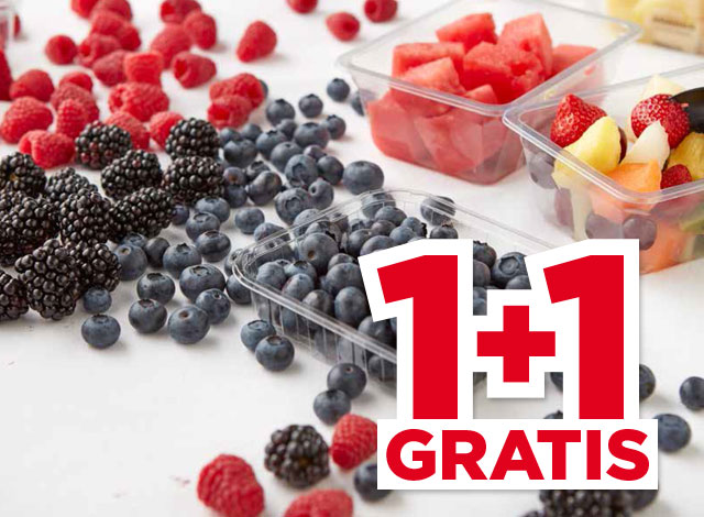 PLUS Bramen, blauwe bessen of frambozen of vers gesneden fruit | Bekijk aanbieding