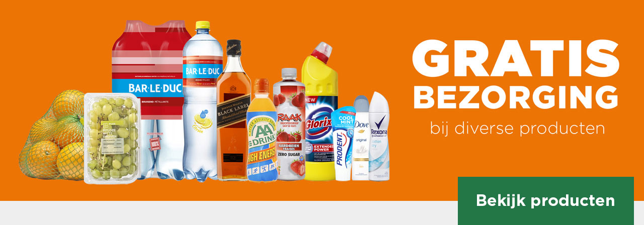 GRATIS BEZORGING bij diverse producten | Bekijk producten