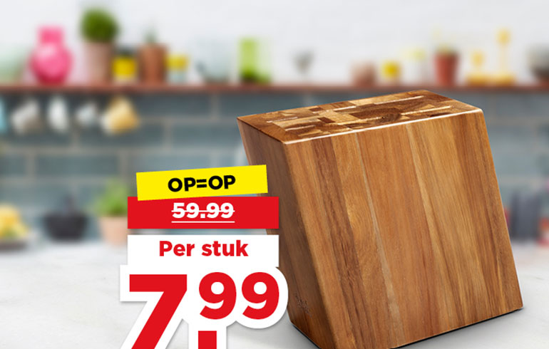 Weekendactie: messenblok met 87% korting! | Naar actie