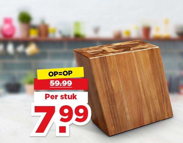 Weekendactie: messenblok met 87% korting! | Naar actie