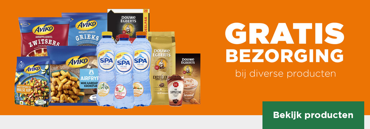 GRATIS BEZORGING bij diverse producten | Bekijk producten