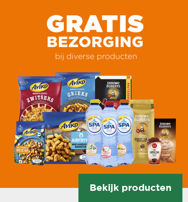 GRATIS BEZORGING bij diverse producten | Bekijk producten