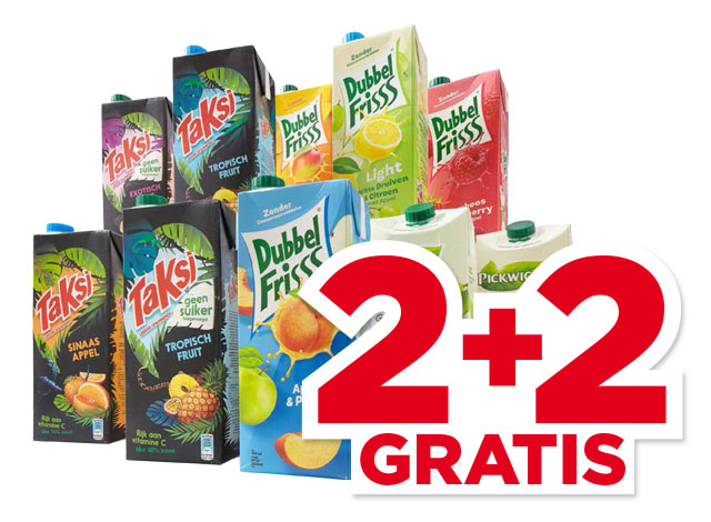 Dubbelfrisss, Taksi of Pickwick Ice Tea | Bekijk aanbieding