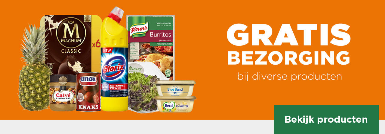 GRATIS BEZORGING bij diverse producten | Bekijk producten