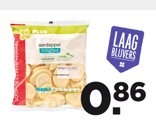 PLUS Aardappelschijfjes | Bekijk Laagblijvers