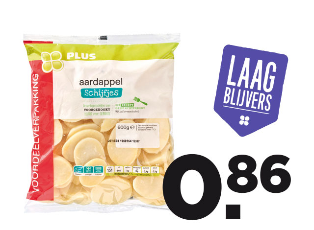 PLUS Aardappelschijfjes | Bekijk Laagblijvers