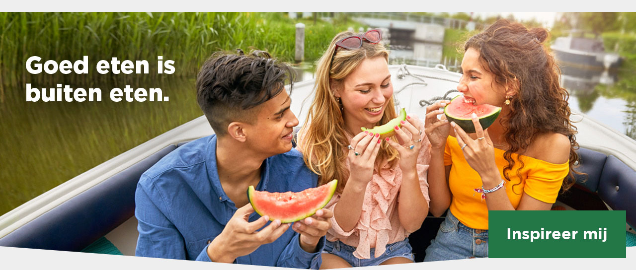 Goed eten is buiten eten. | Inspireer mij