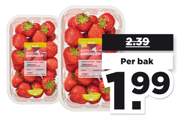 PLUS Aardbeien | Bekijk Weekendpakker
