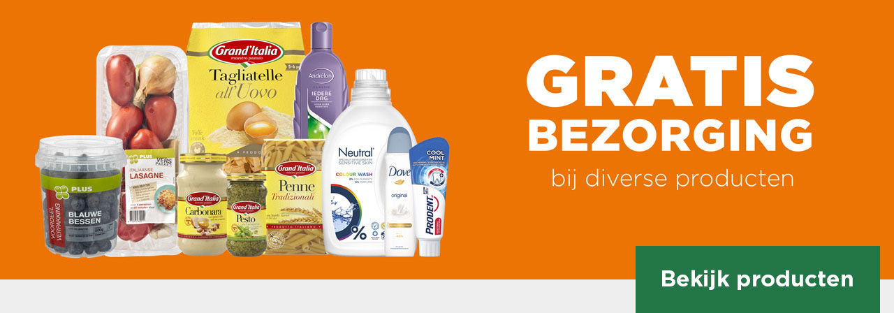 GRATIS BEZORGING bij diverse producten | Bekijk producten