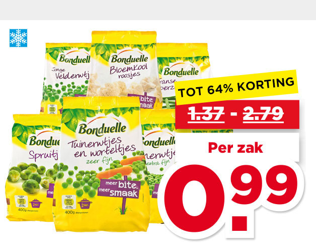 Bonduelle Vriesverse groente | Bekijk aanbieding