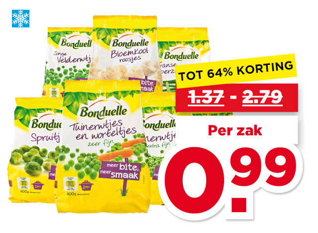 Bonduelle Vriesverse groente | Bekijk aanbieding