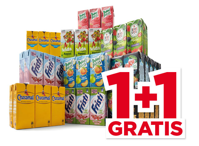Appelsientje, Taksi, Dubbelfrisss, Chocomel of Fristi mini-pakjes | Bekijk aanbieding
