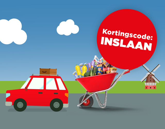 Vergeet je kortingscode niet | Start je bestelling