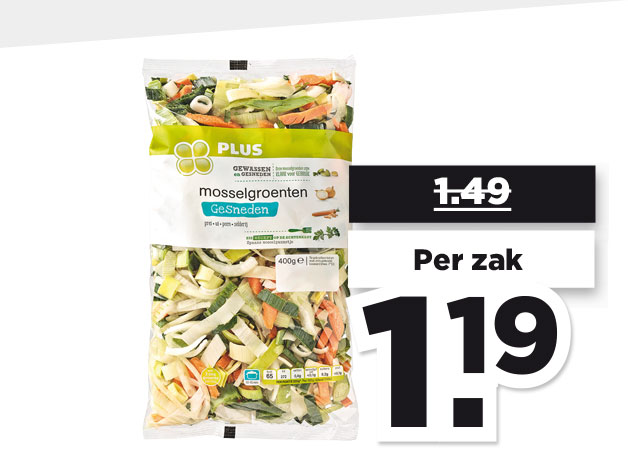 PLUS Mosselgroenten | Bekijk aanbieding