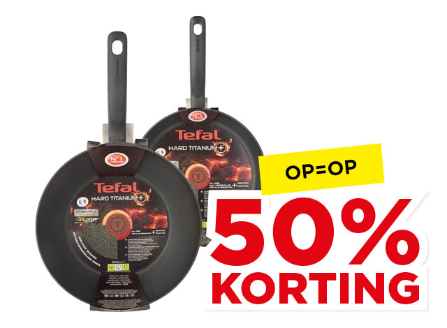 Alle Tefal Koeken- of wokpannen | Bekijk aanbieding