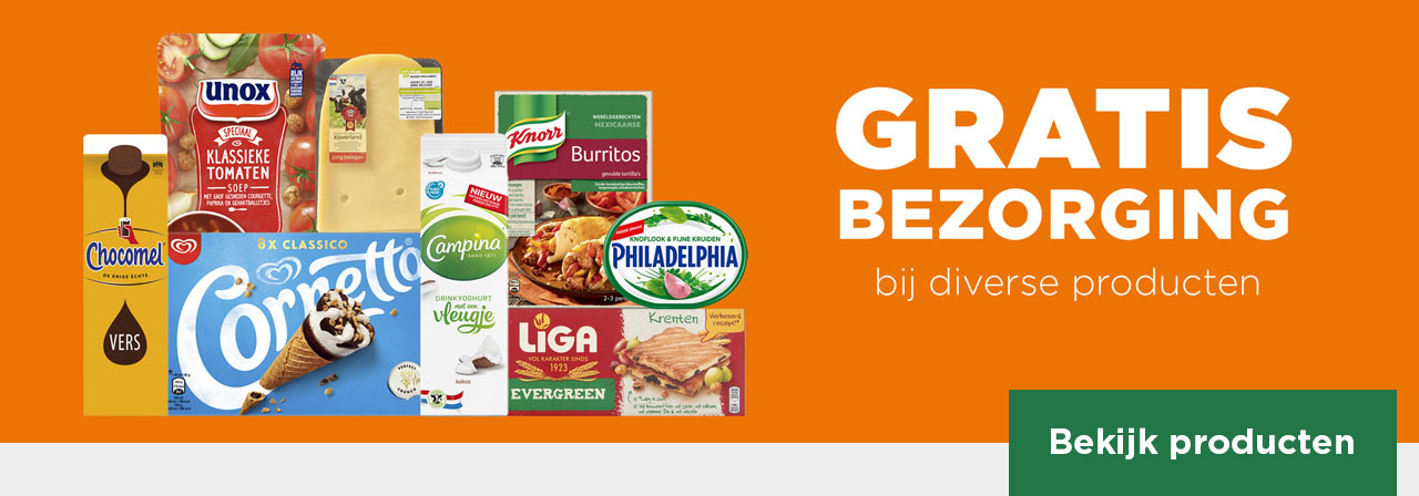 GRATIS BEZORGING bij diverse producten | Bekijk producten
