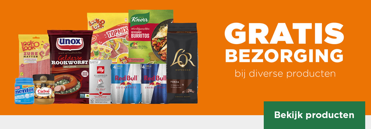 GRATIS BEZORGING bij diverse producten | Bekijk producten