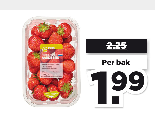 PLUS Aardbeien | Bekijk aanbieding