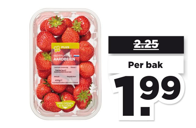 PLUS Aardbeien | Bekijk aanbieding