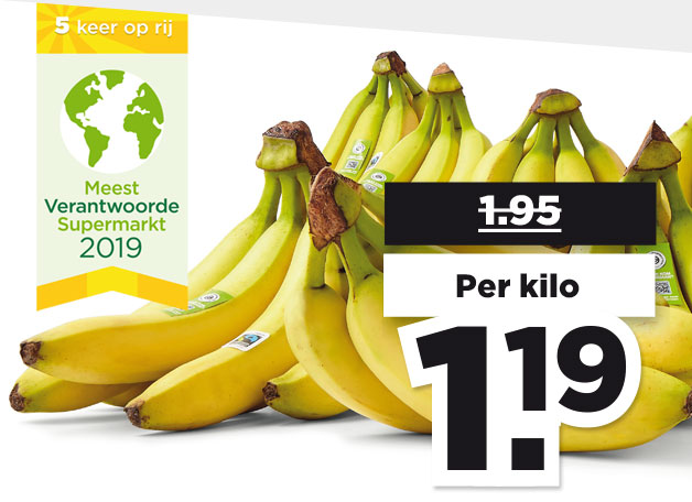 PLUS Bananen | Bekijk aanbieding