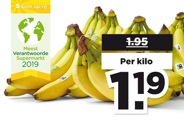 PLUS Bananen | Bekijk aanbieding