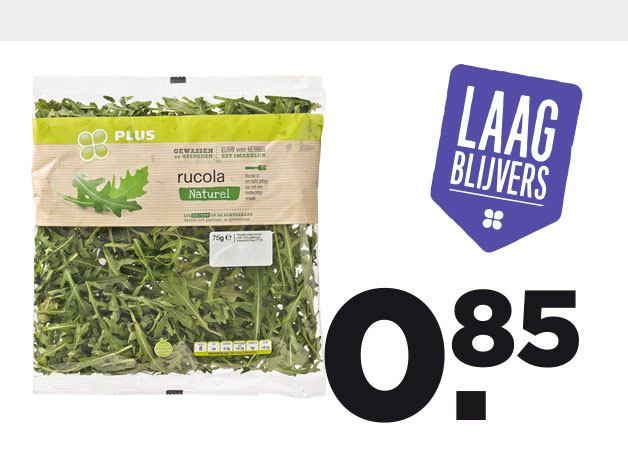 PLUS Rucola Naturel | Bekijk Laagblijvers