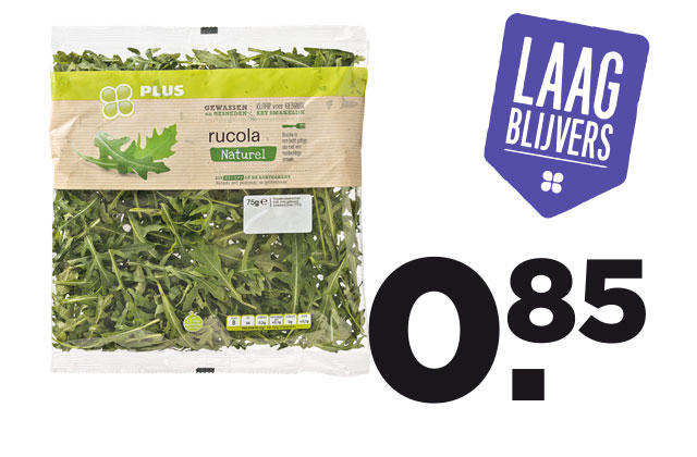 PLUS Rucola Naturel | Bekijk Laagblijvers