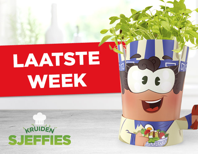 Laatste week sparen voor de Kruiden Sjeffies! | Naar actieproducten
