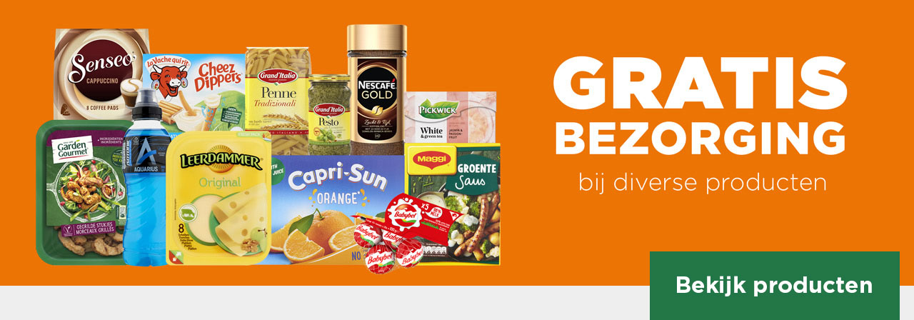 GRATIS BEZORGING bij diverse producten | Bekijk producten