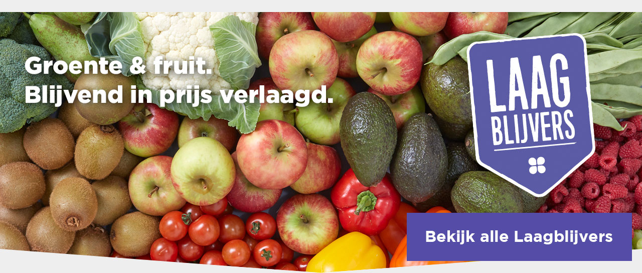 Groente & fruit. Blijvend in prijs verlaagd. | Bekijk alle Laagblijvers