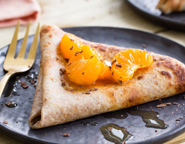 Gezonde crêpes suzette | Bekijk recept