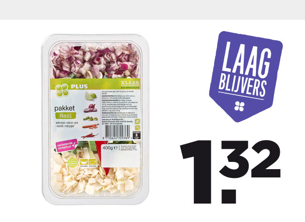 PLUS Nasi pakket | Bekijk Laagblijvers
