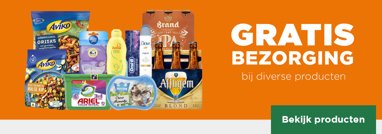 GRATIS BEZORGING bij diverse producten | Bekijk producten
