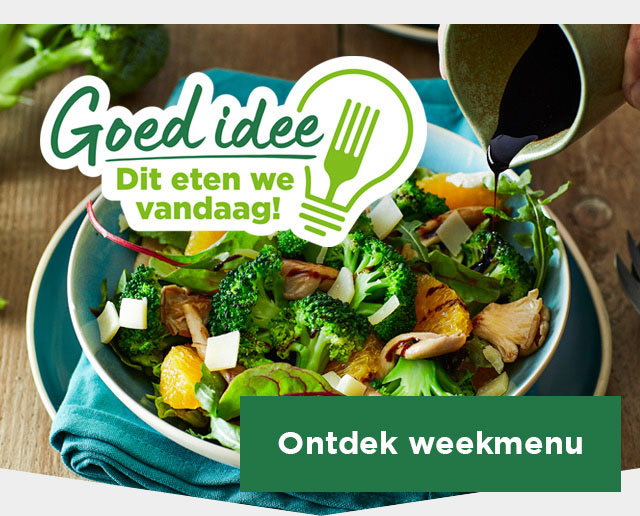 Goed idee | Dit eten we vandaag! | Ontdek weekmenu