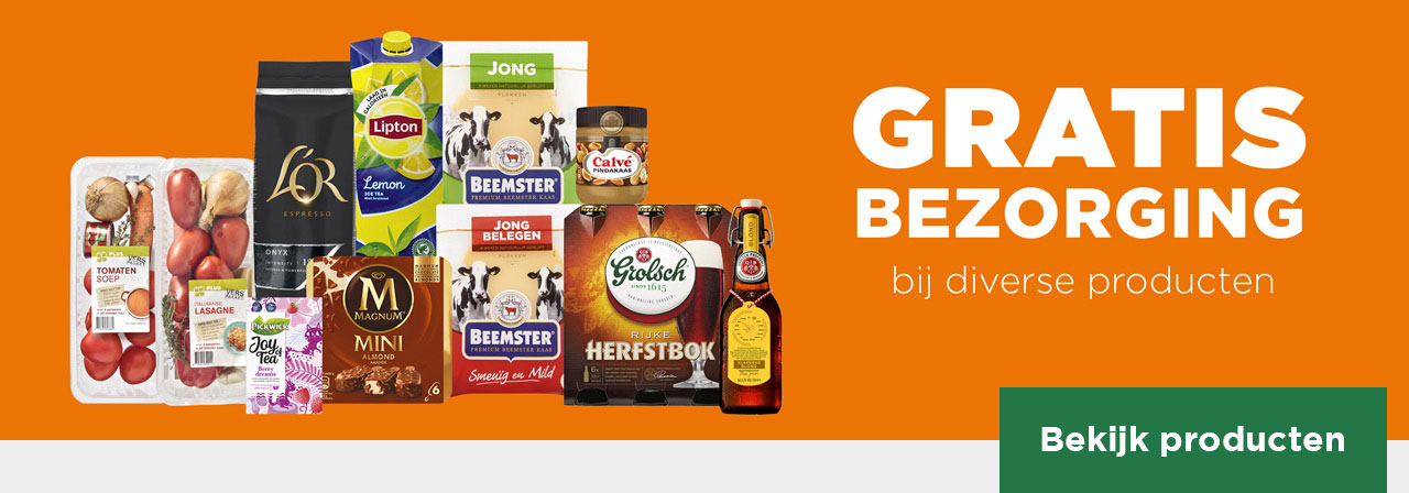 GRATIS BEZORGING bij diverse producten | Bekijk producten