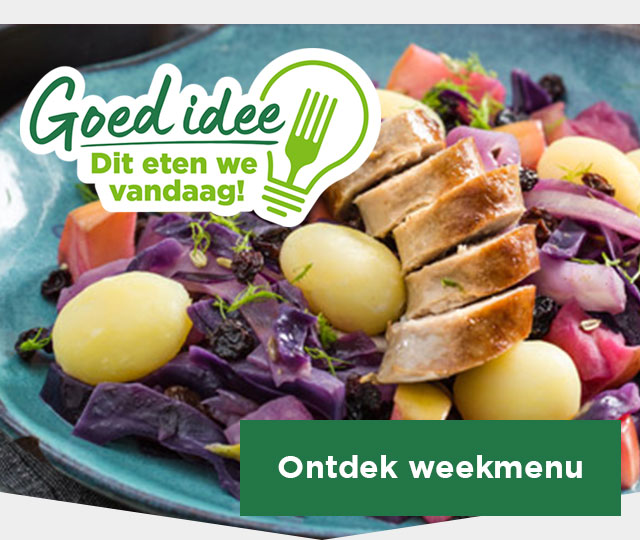 Goed idee | Dit eten we vandaag! | Ontdek weekmenu