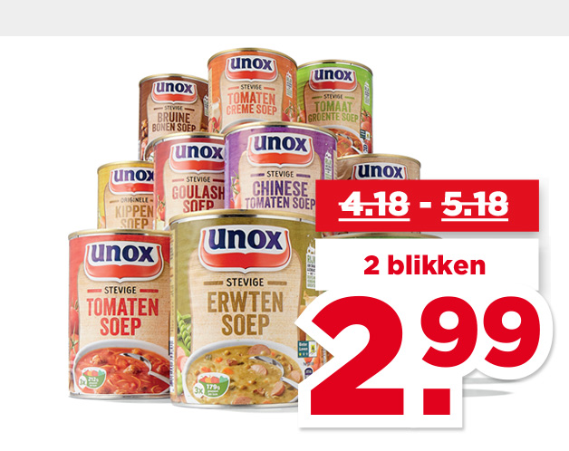 Unox Stevige soep | Bekijk aanbieding