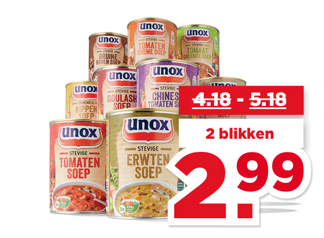 Unox Stevige soep | Bekijk aanbieding