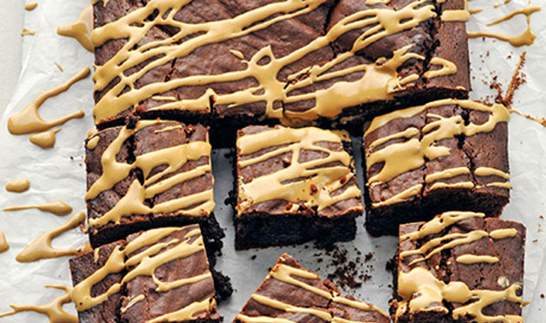 Brownies met koffieglazuur | Naar recept