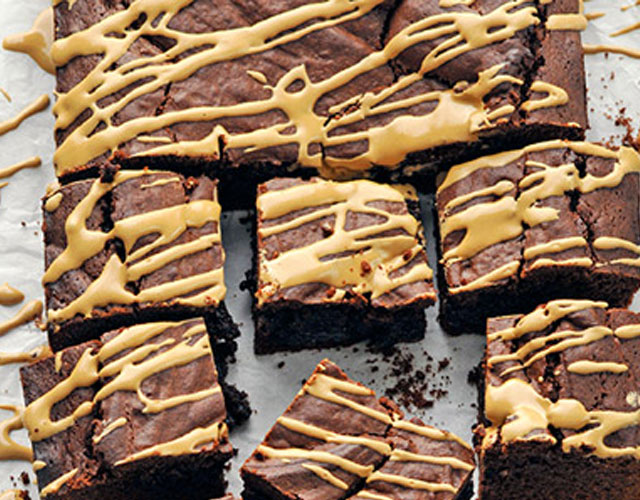 Brownies met koffieglazuur | Naar recept