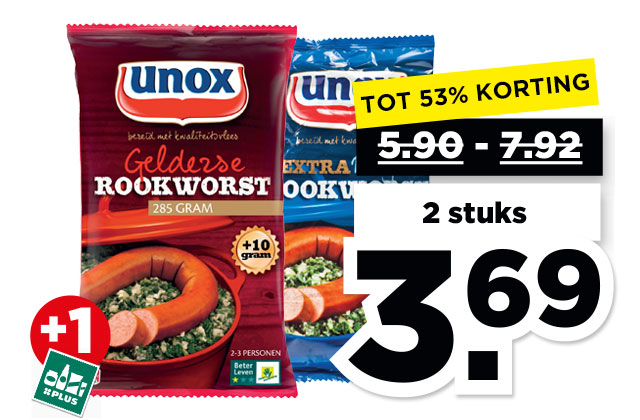 Unox Rookworst | Bekijk aanbieding