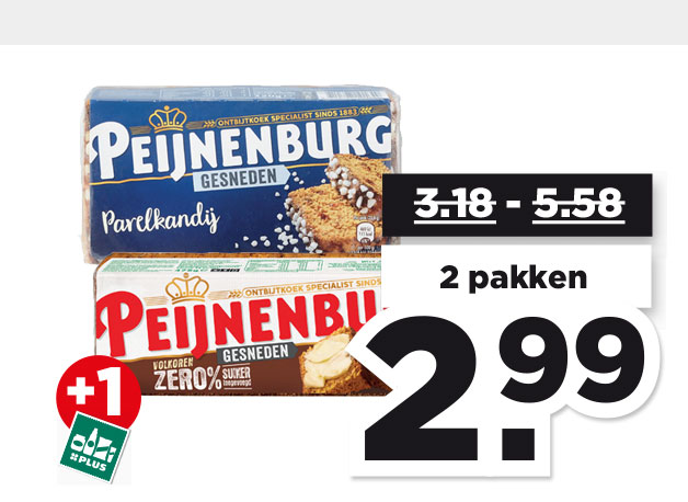 Peijnenburg Gesneden ontbijtkoek | Bekijk aanbieding