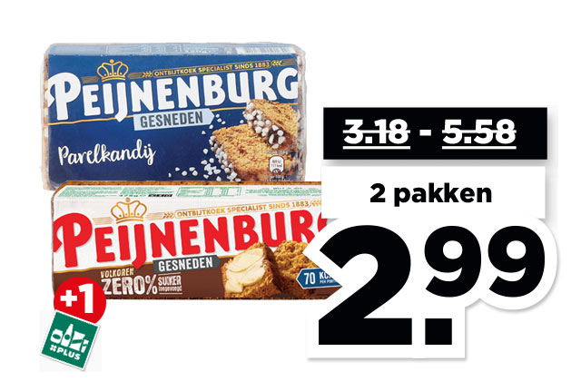 Peijnenburg Gesneden ontbijtkoek | Bekijk aanbieding