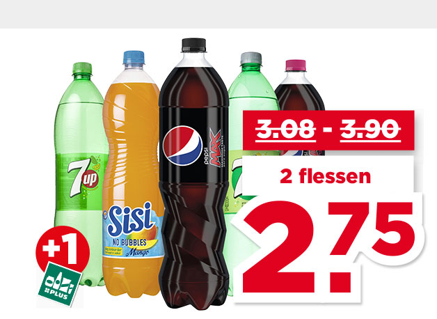 Pepsi, Sisi of Seven Up | Bekijk aanbieding