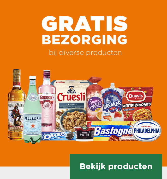 GRATIS BEZORGING bij diverse producten | Bekijk producten
