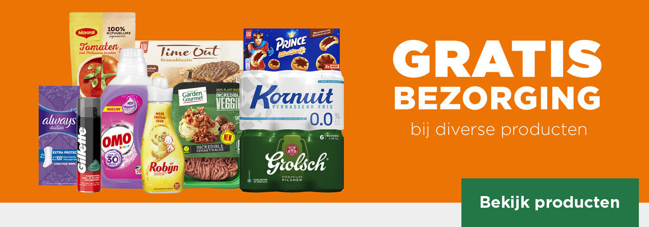 GRATIS BEZORGING bij diverse producten | Bekijk producten