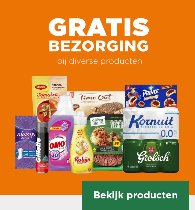 GRATIS BEZORGING bij diverse producten | Bekijk producten