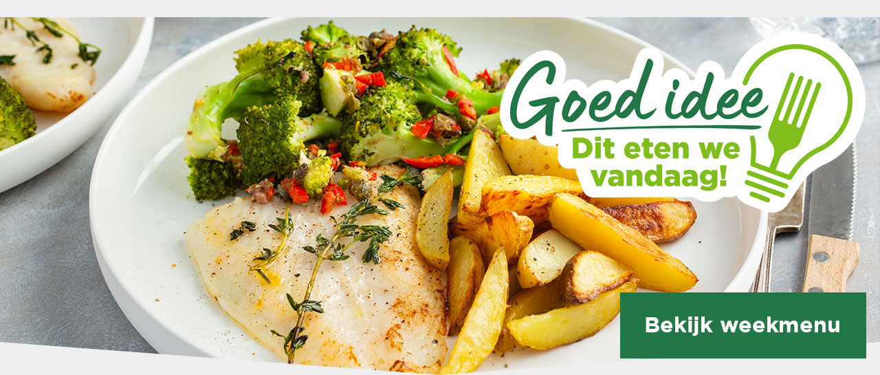 Goed idee | Dit eten we vandaag! | Bekijk weekmenu