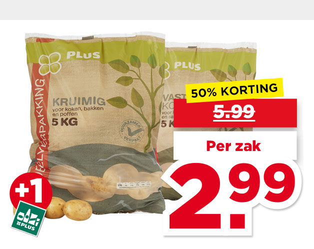 PLUS Aardappelen | Bekijk aanbieding